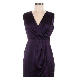 NWoT H&M Women's Purple Faux Wrap Sleeveless Sheath Dress Tulip Skirt Career Sz6